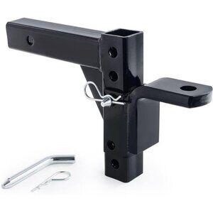 Trailer Hitch Ball Mount with 2.5 Ton Towing Capacity, Class 3 Tow Hitch